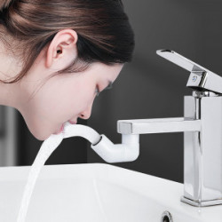 720 Degree Rotating Faucet Nozzle Kitchen Bathroom Universal Tap Spray Head