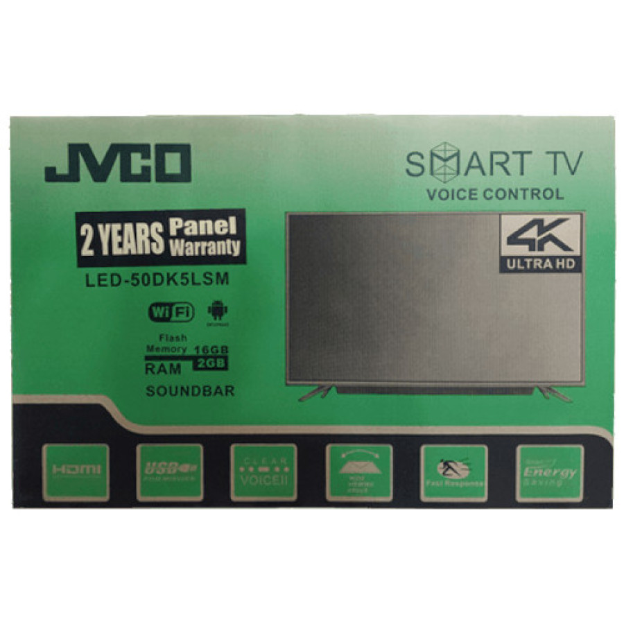 Jvco LED-50DK5LSM 50" 4K Voice Control Smart TV