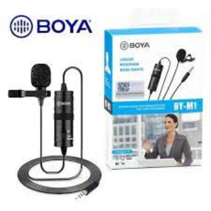 BOYA BY-M1 Orginal Omni Directional Lavalier Microphone (3650)