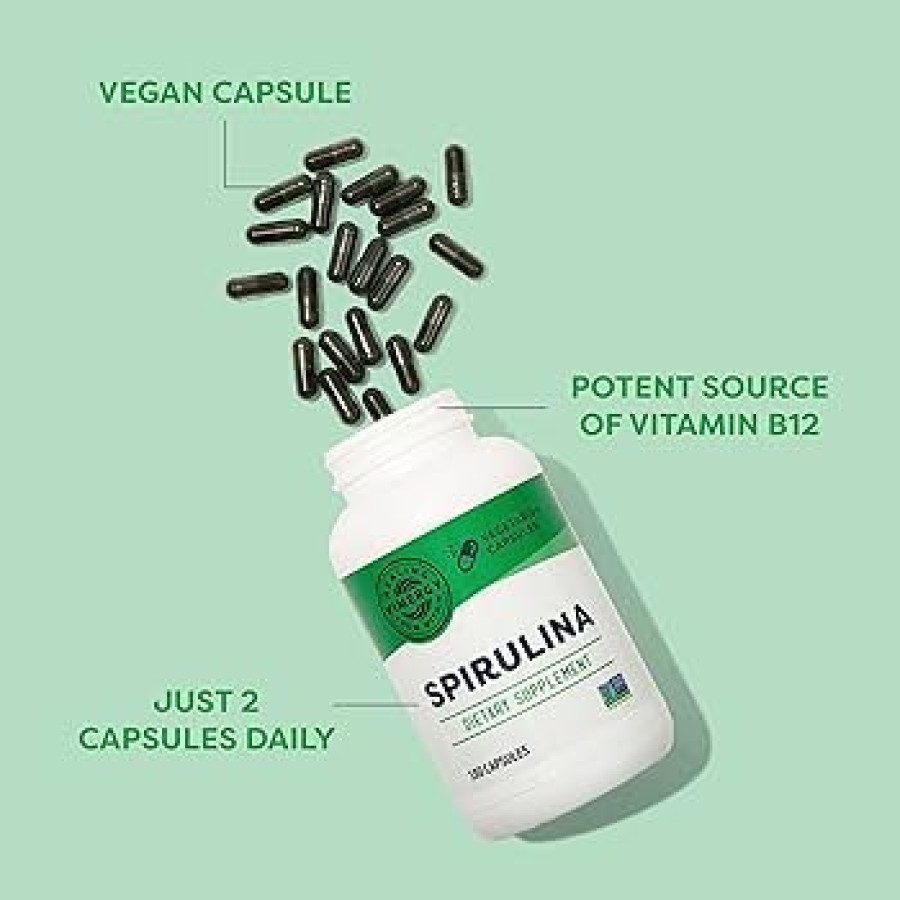 Spirulina  500mg  (  60 cap )