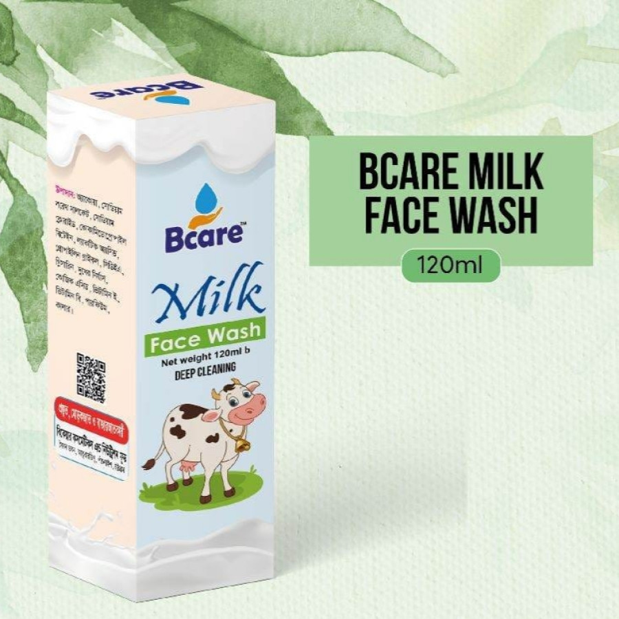 Bcare Milk Face Wash-120ml