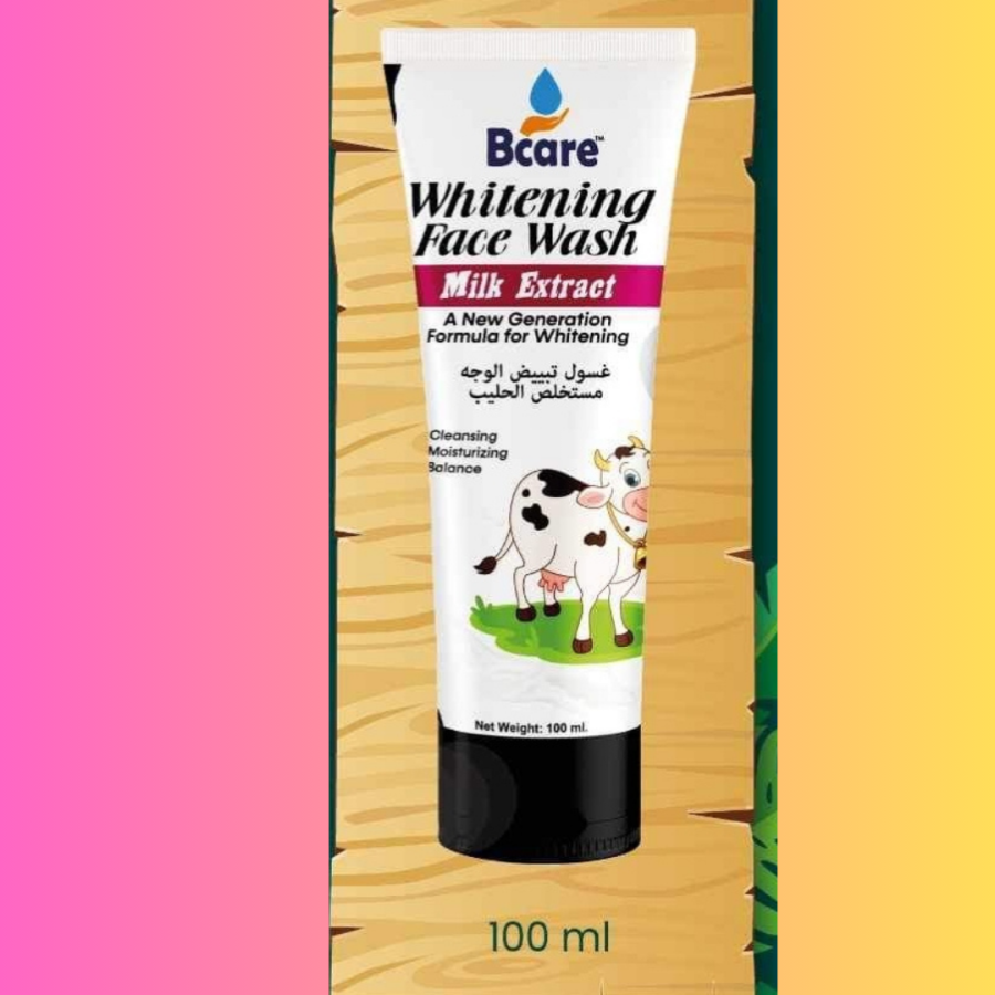 Bcare Whitening Milk Face Wash-100ml