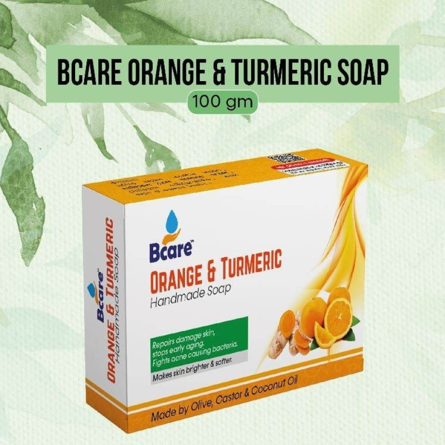 Bcare Orange & Turmeric Soap-100gm