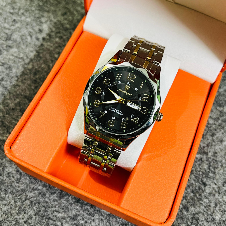 POEDAGAR MODEL 615 WATCH Black colour