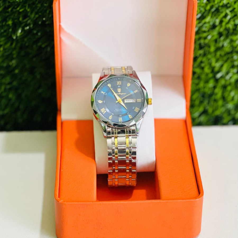 Poedagar Watch Model-812 Silver Blue