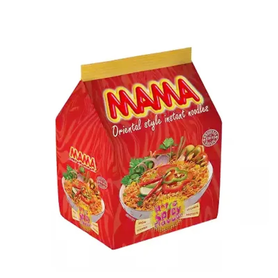 Mama Noodles (hot & spicy flavour) 4 pcs -248 gm
