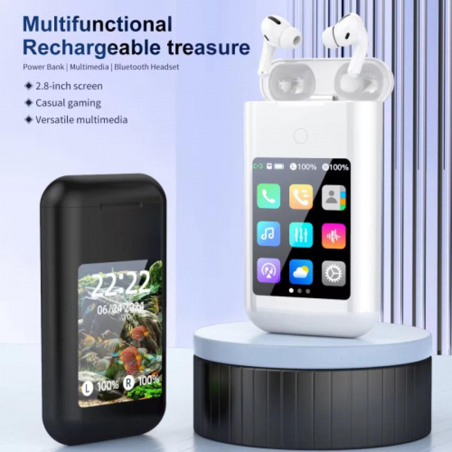 “3-in-1” function, Power Bank capability, and Touch Display.