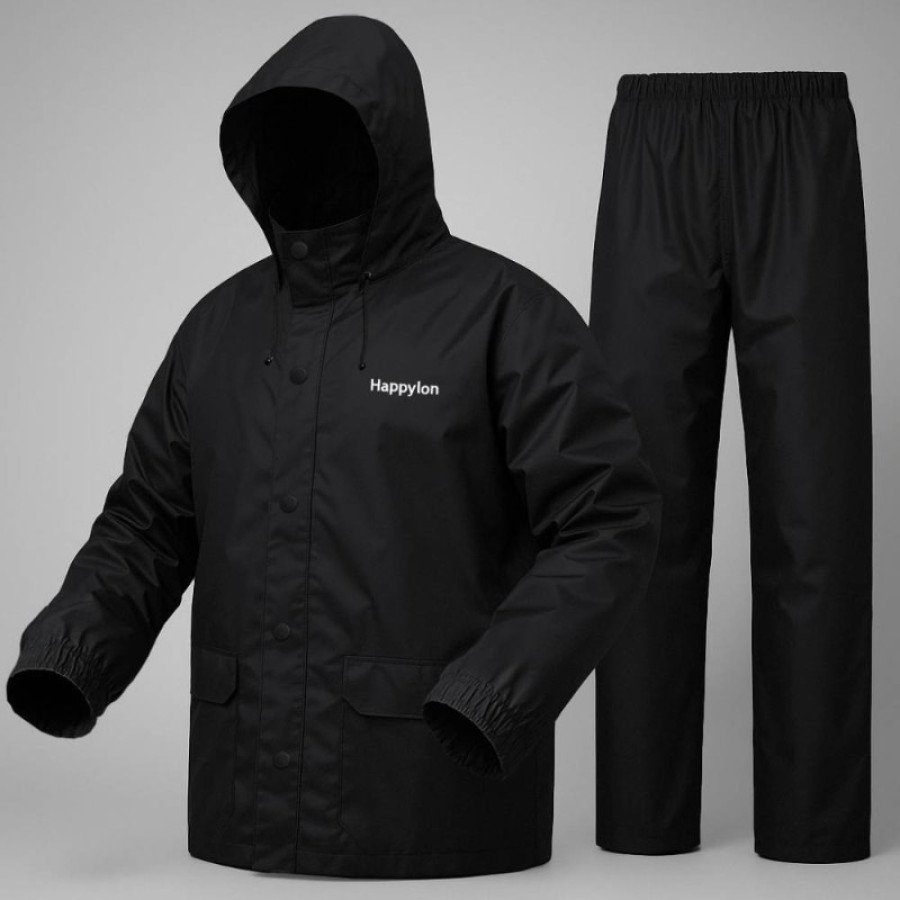 100% Water proof High quality Rain Coat With Pant. (Happylon)