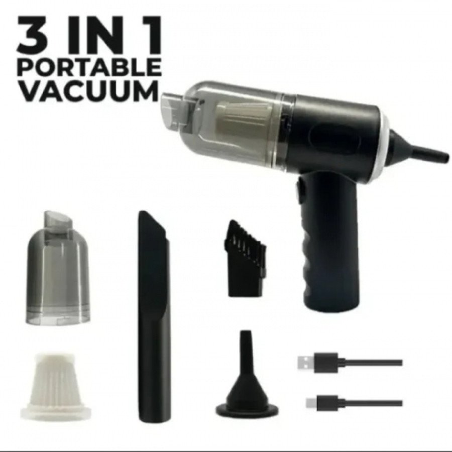 3-In-1 Rechargeable Portable Vacuum Cleaner