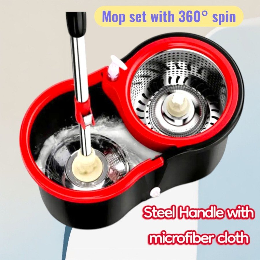 360° স্পিন মপ ও ক্লিনিং কিট – D1091
