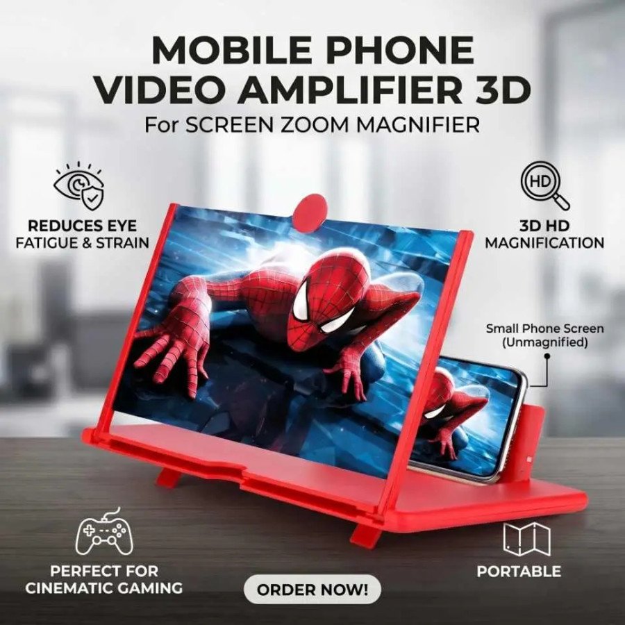 3D Mobile Phone Video Amplifier Enlarge Screen Magnifier Glass