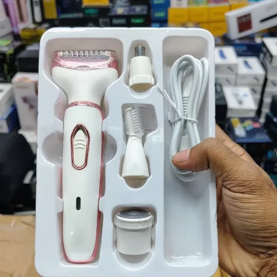 4-in-1 Rechargeable Lady Shaver & Hair Removal Beauty Kit for Women (USB Charging)