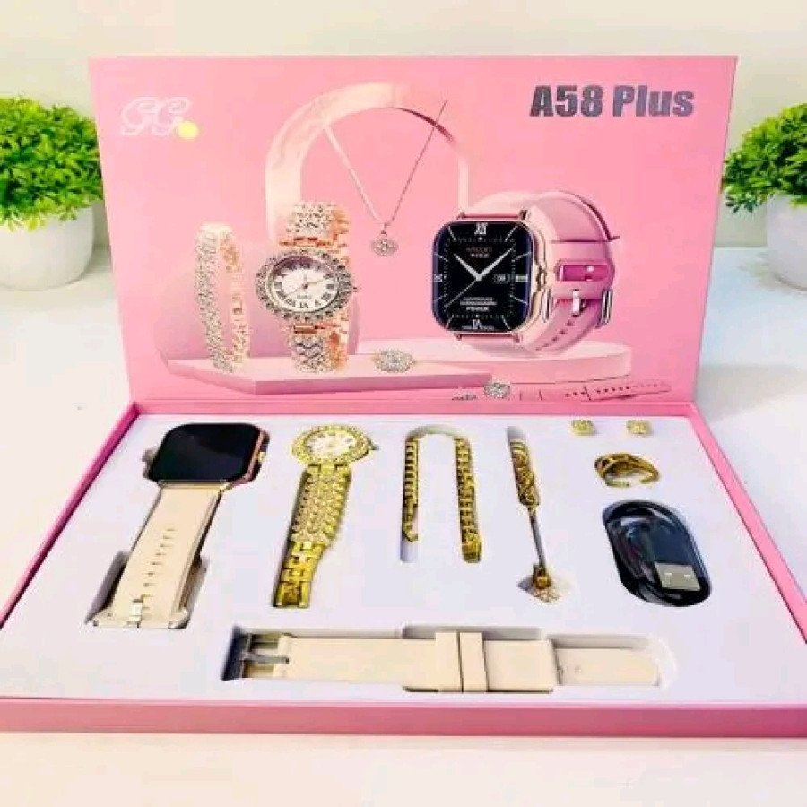 A58 Plus Smartwatch Gift Set