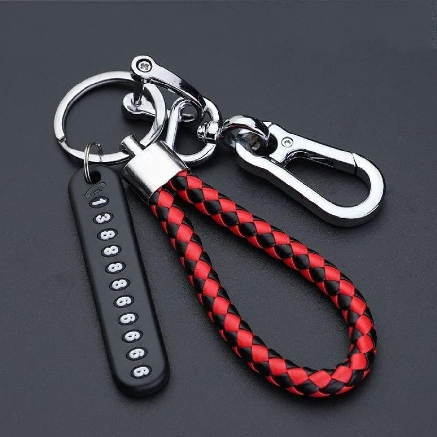Anti-lost keychain with Mobile Number