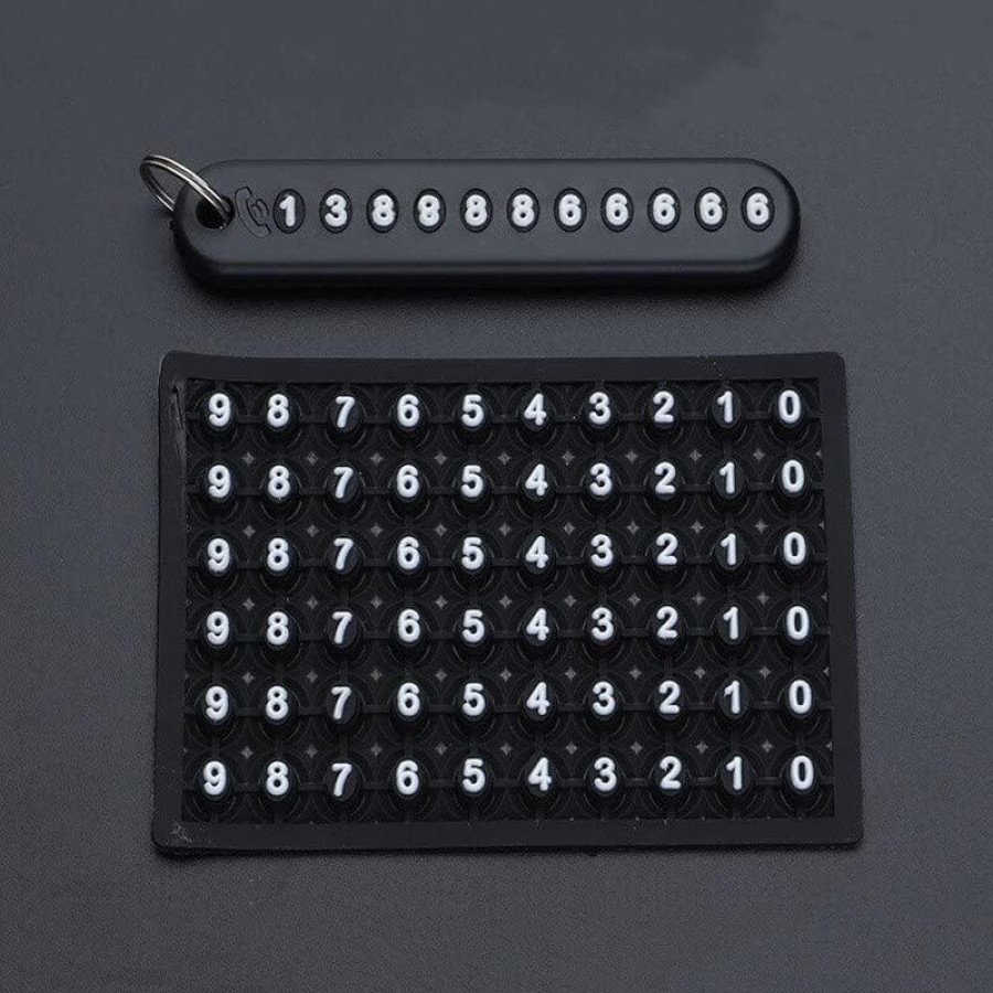 Anti-lost keychain with Mobile Number