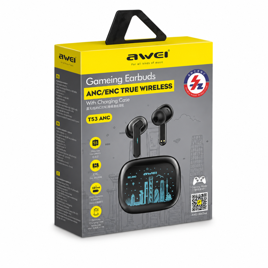 Awei T53 ANC True Wireless Earbuds