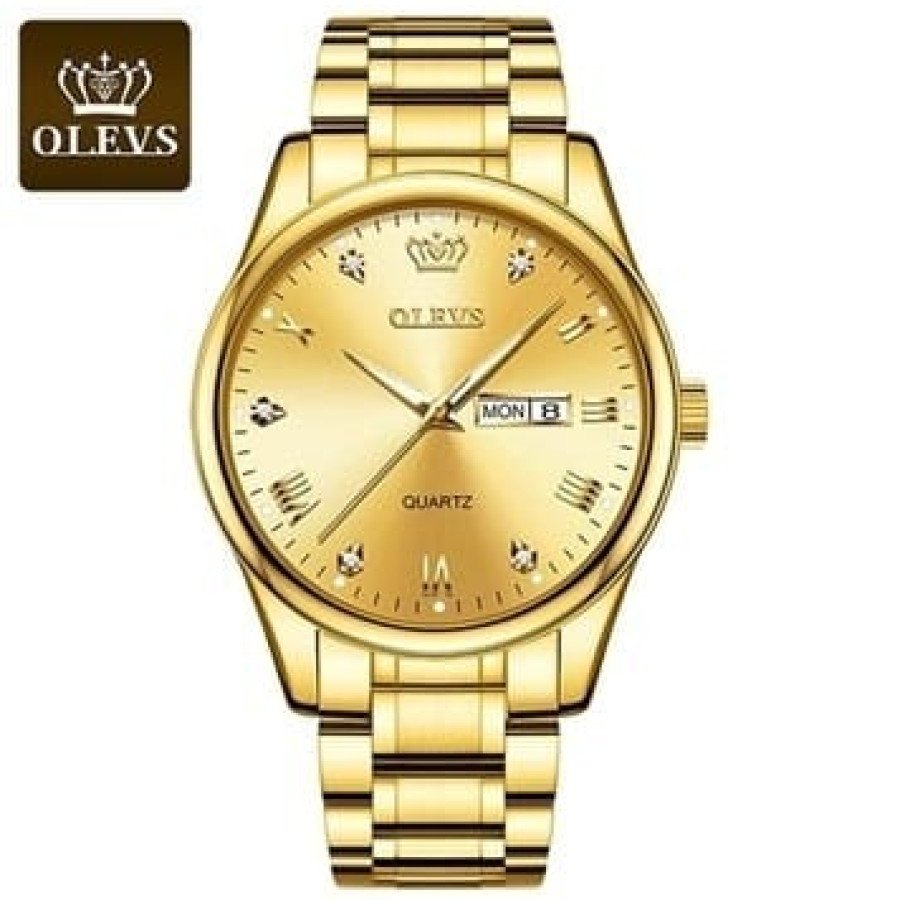 BINBOND & Olives Original Men’s Luxury Stainless Steel Most Demanding Watch For Men