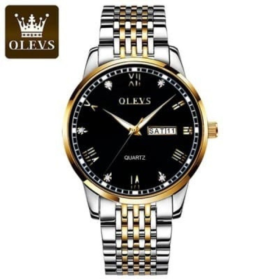 BINBOND & Olives Original Men’s Luxury Stainless Steel Most Demanding Watch For Men