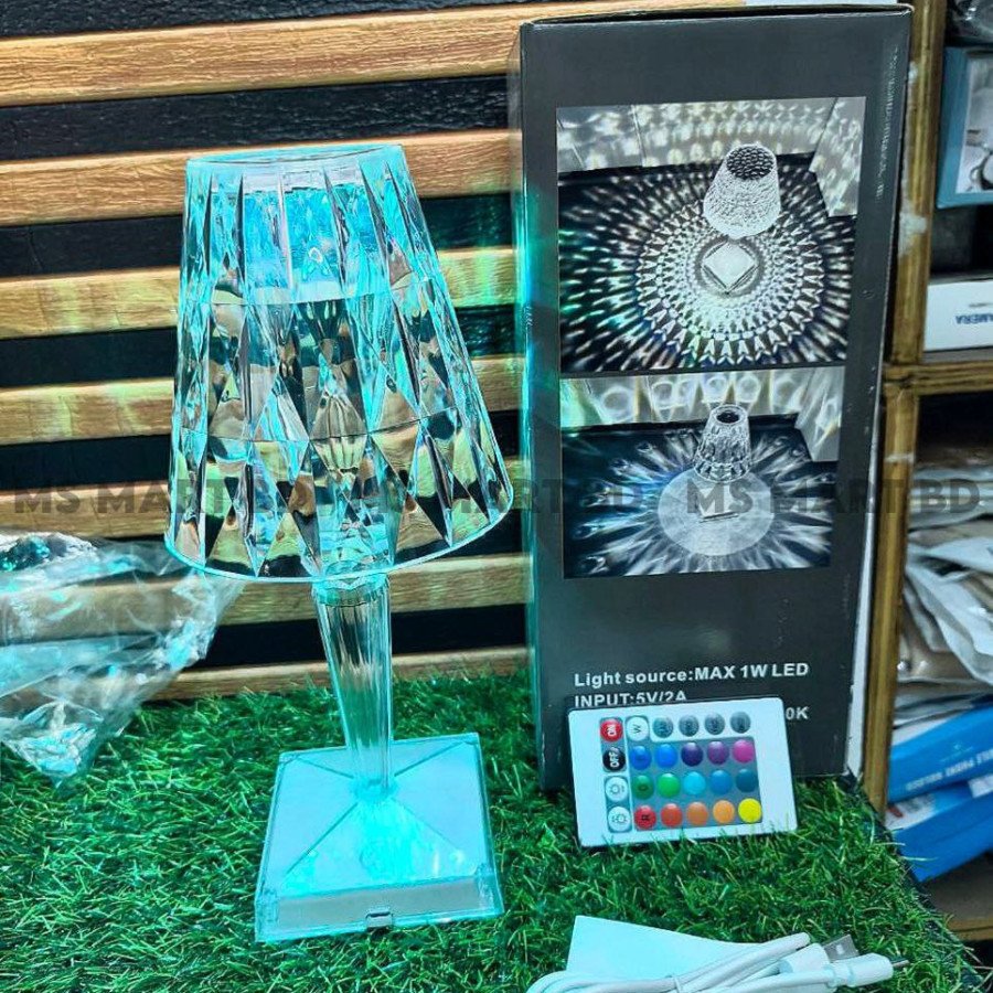 Crystal Diamond Table Lamp
