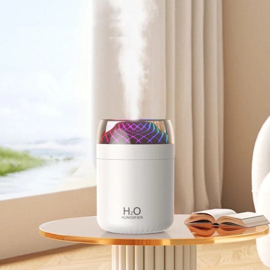 D16 Air Humidifier with Night Light — 180 ML Ultrasonic Cool Mist Humidifier & Aromatherapy Diffuser
