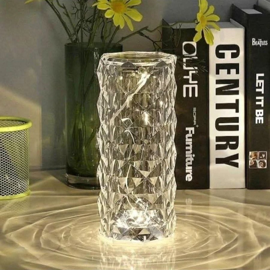 Diamond Rose Lamp