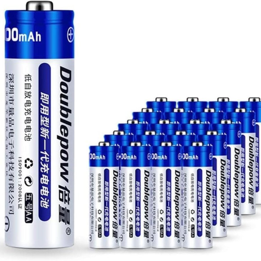 Doublepow AA 600mAh NiMH Rechargeable Battery (4pcs)