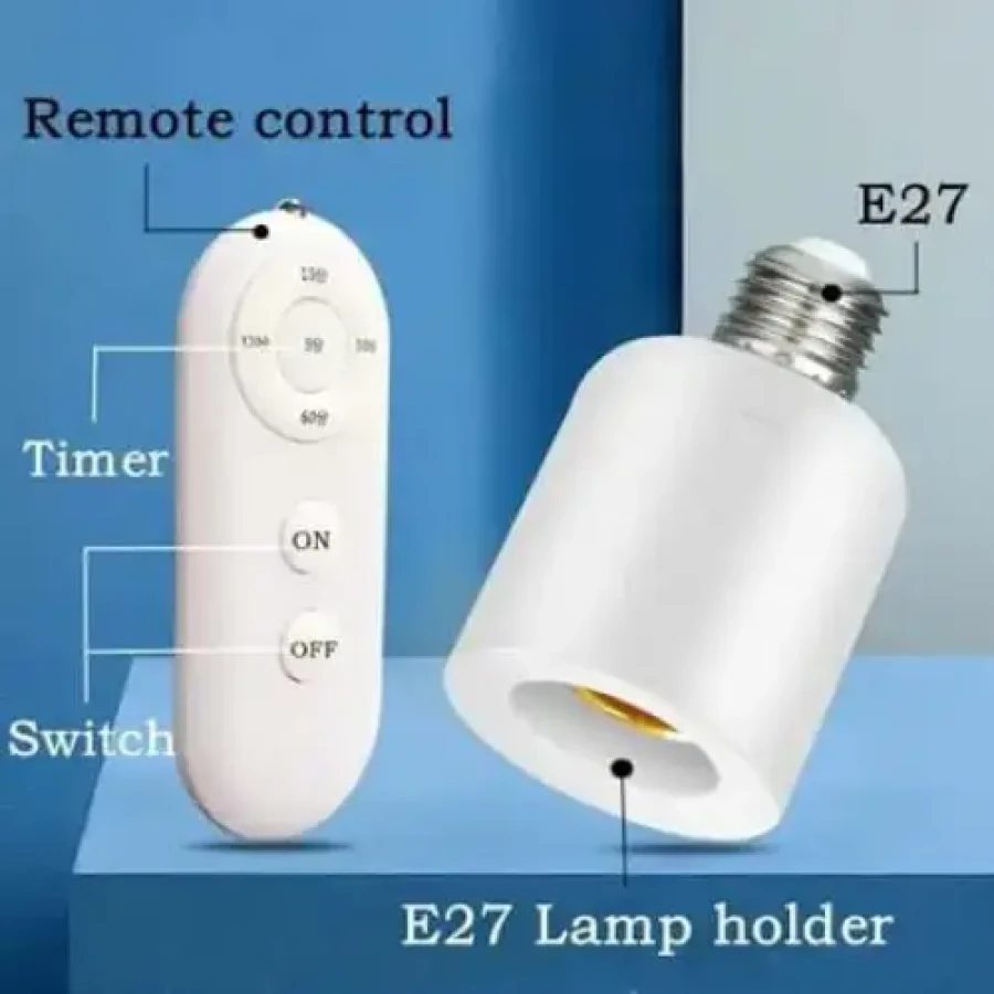 E27 Multiple Controls Smart Timer Switch Lamp Holder – এখন আপনার লাইট হবে সম্পূর্ণ স্মার্ট!