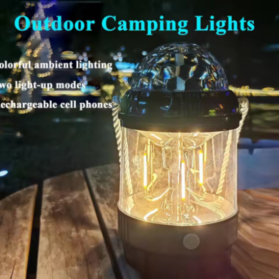Factory Hiking Portable Emergency Hanging Lanterns Rechargeable Flashlight Tent Light Led Stage Lights Outdoor Led Camping Light