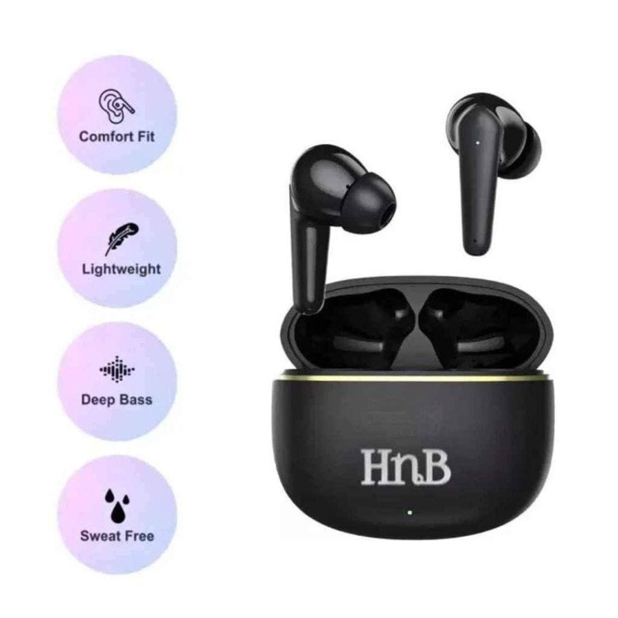 HnB HB 50 Tws Earbuds 400 MAH (Standby 120 Hours)