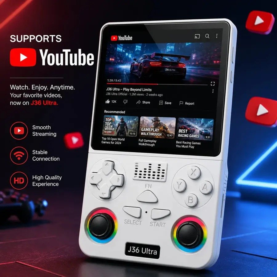 J36 Ultra All-in-One Handheld Gaming
