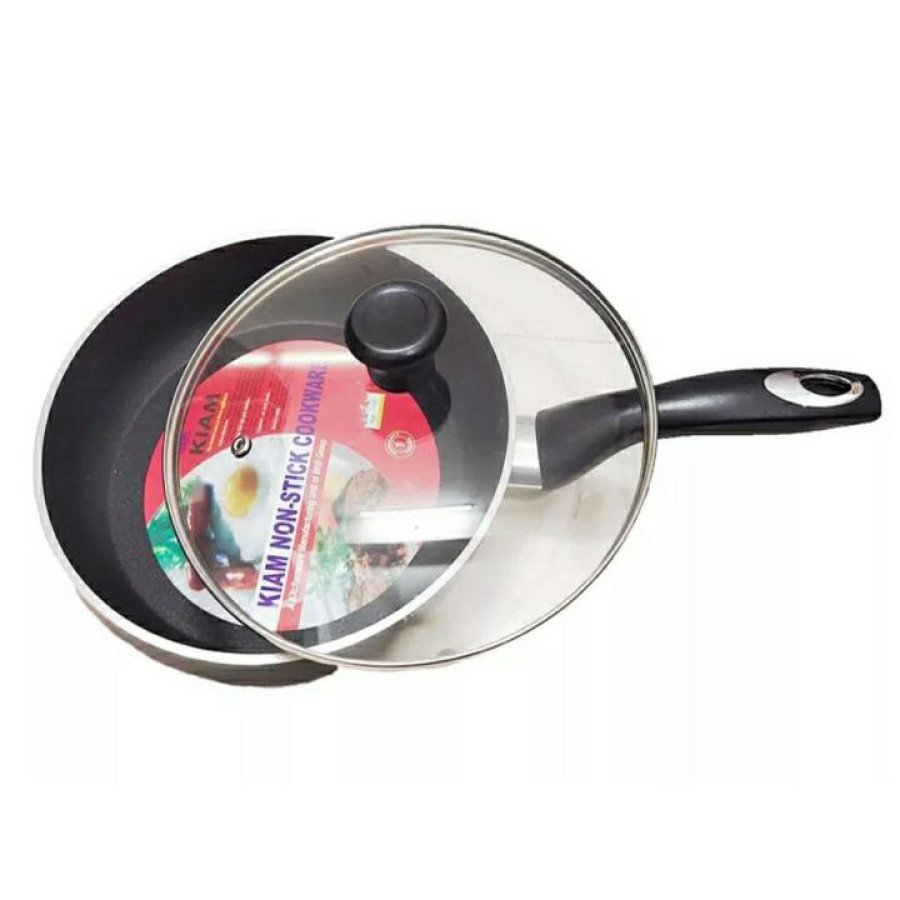 Kiam Non-Stick Fry pan With Glass Lid – 20cm
